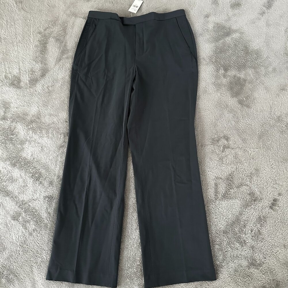NWT Vintage Banana Republic Stretch Nylon Slacks Trousers Pants 12 Regular Gray